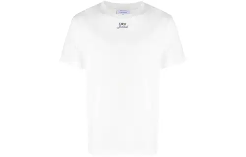 Off- Jeddah logo-print cotton T-shirt