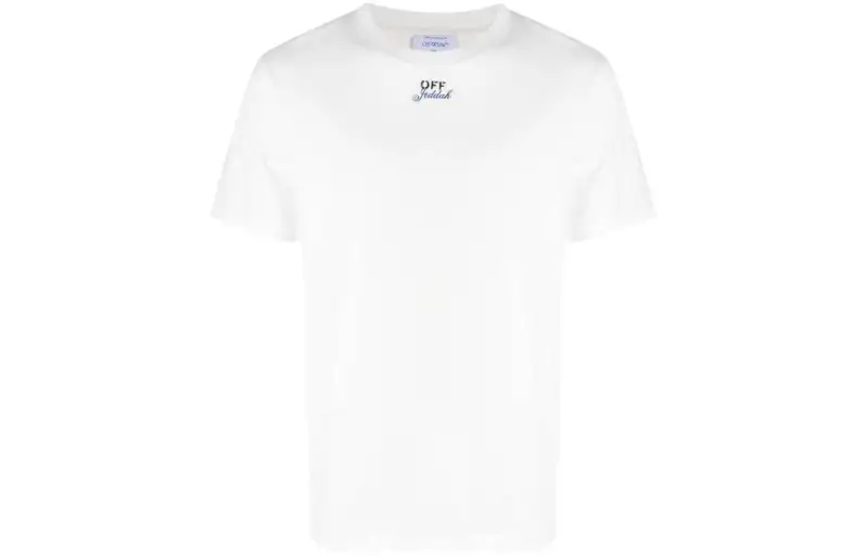 Off- Jeddah logo-print cotton T-shirt