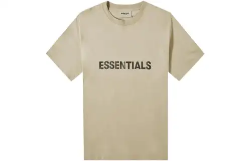 Fear Of God Essentials T Shirt Unisex Olive/Olive