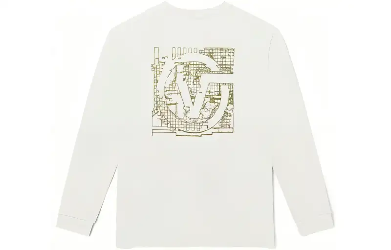Vans T Shirts Unisex Ecru Crew Neck Moderate Straight Fit