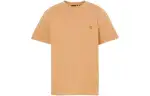 Timberland T Shirts Men's Orange Crew Neck Moderate Straight Fit