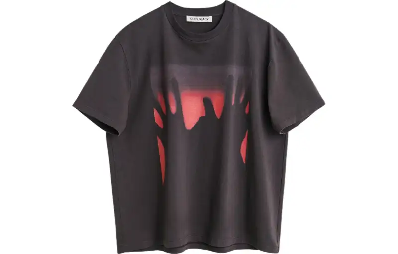 OUR LEGACY Hands print Cotton T shirt