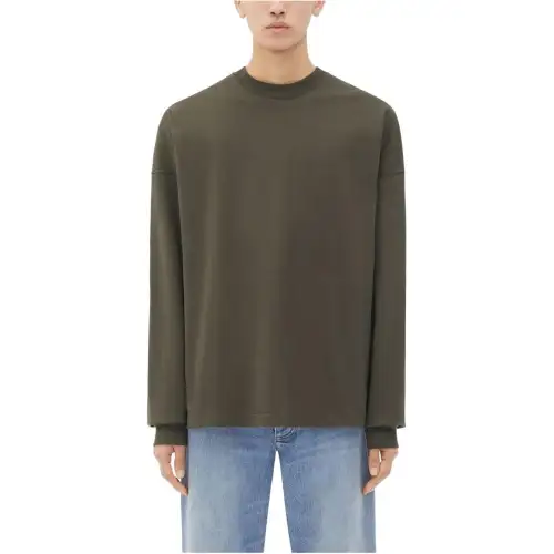 Bottega Veneta Jersey Oversized Long Sleeve T Shirt