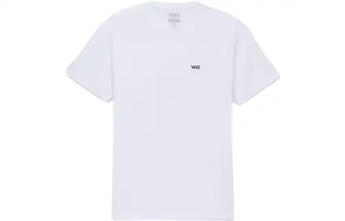 Vans T Shirts Unisex White Crew Neck Moderate Straight Fit