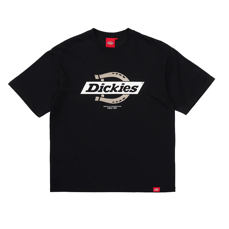 Dickies T Shirts Men's Black Crew Neck Moderate