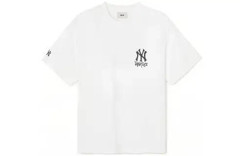 MLB SS24 Set-in Sleeve T-Shirt Unisex White