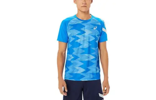 Asics T Shirt Men's Electric Blue
