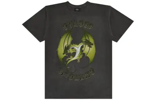 Stussy Double Dragon Pigment Dyed Tee