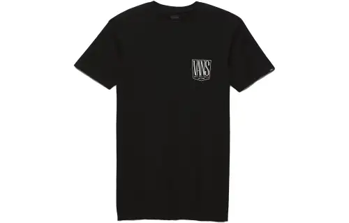 Vans ORIGINAL TALL TYPE SS T Shirt Unisex Black
