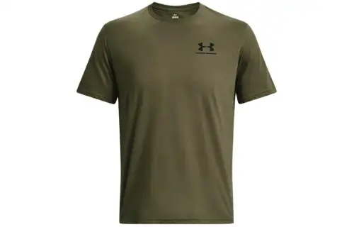 Under Armour UA Sportstyle Left Chest T Shirt Men's Olive