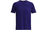 Under Armour T Shirts Men's Purple Crew Neck Moderate Straight Fit