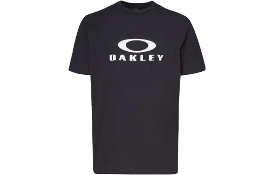 Oakley T Shirts Men's Black Crew Neck Moderate Straight Fit