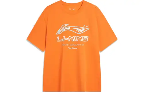 Li Ning T Shirt Men's Fiery Orange