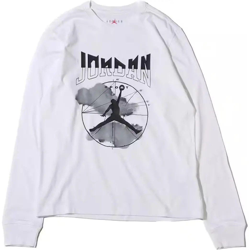 Nike T-Shirts Men's Gray Crew Neck Moderate Straight Fit