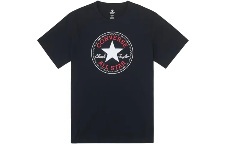 Converse Go to All Star Patch T Shirt Unisex Black
