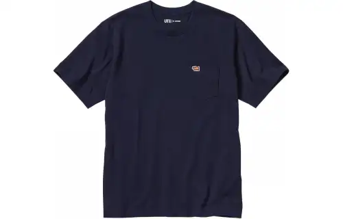 UNIQLO T Shirt Unisex Navy Blue