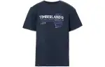 Timberland T Shirts Men's Blue Crew Neck Moderate Straight Fit