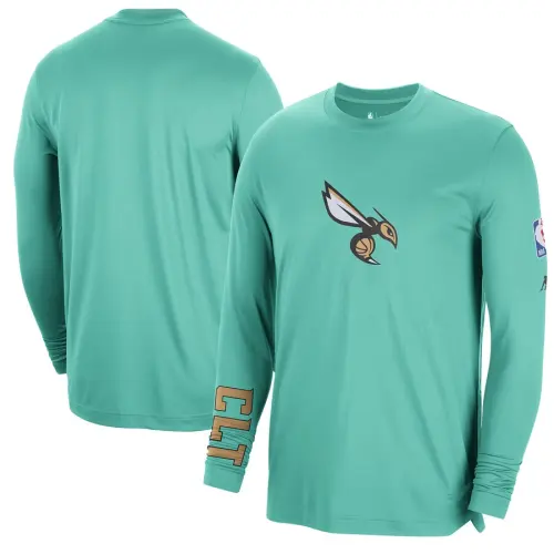 Jordan T Shirts Men's Green Crew Neck Moderate Straight Fit