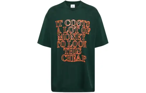Vetements Slogan print Cotton T shirt