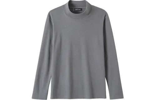 JEANSWEST T Shirts Unisex Half Turtleneck Moderate Straight Fit