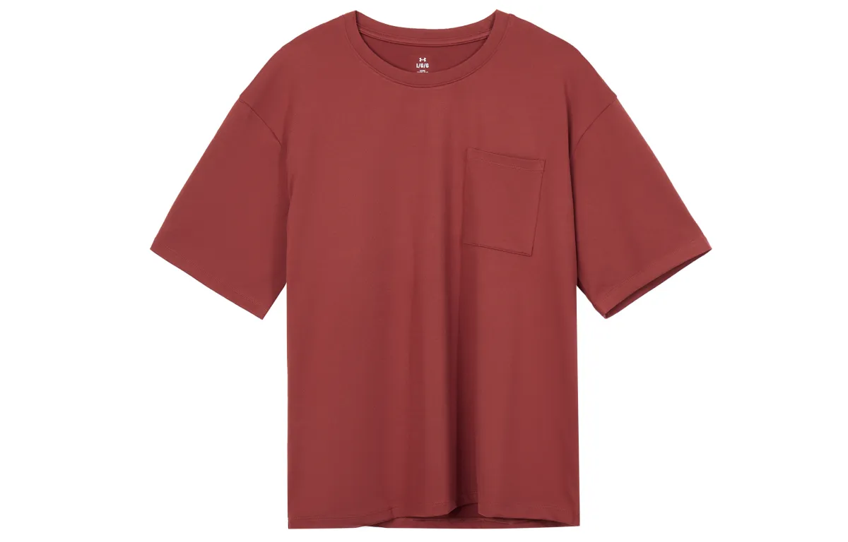 Under Armour Drop Shoulder Sleeve T-Shirt Men's Red
