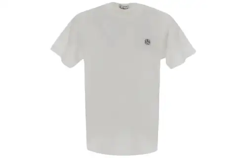 STONE ISLAND Logo Patch Crewneck T Shirt
