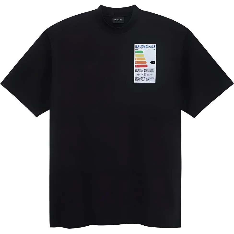 Balenciaga SS23 T Shirt Regular Fit Men's Black