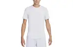 Nike T Shirts Men's Light Gray Crew Neck Moderate Straight Fit
