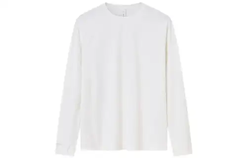 ANTA T Shirts Men's Gravel White Crew Neck Moderate Straight Fit