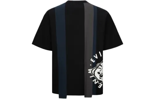 EVISU T Shirts Men's Crew Neck Moderate Straight Fit