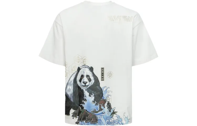 EVISU T Shirts Men's White Crew Neck Moderate Straight Fit