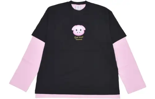 Vetements Lucky Pig Layered Long Sleeve