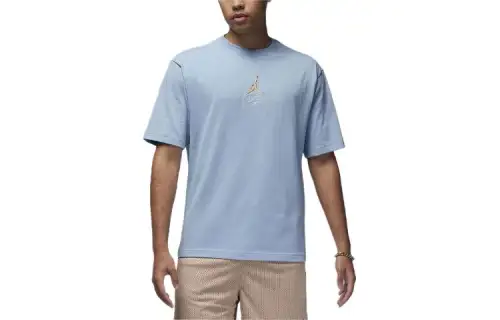Jordan Flight MVP 85 T Shirt Men's Blue Gray