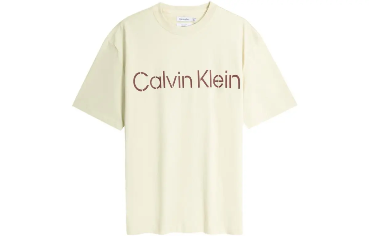 CALVIN KLEIN T Shirt Men's Ivory White