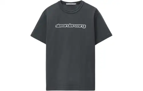 Alexander Wang T Shirt Unisex Dark Gray
