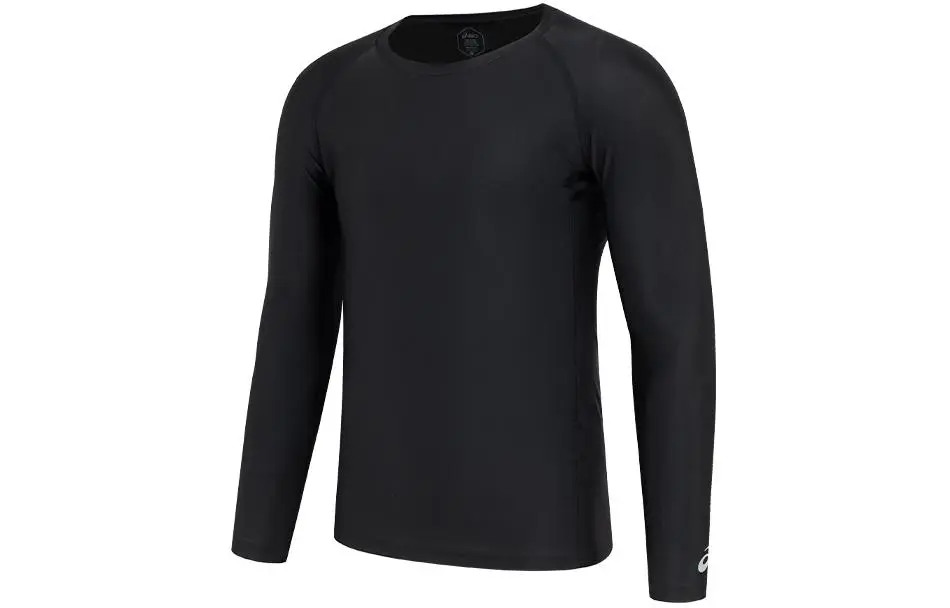 ASICS T-Shirts Men's Black Crew Neck Moderate
