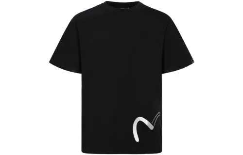 EVISU T Shirt Regular Fit Men's Black