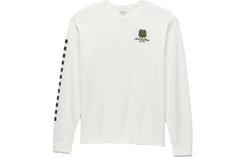 Vans T Shirts Unisex White Crew Neck Moderate Straight Fit