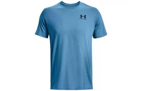 Under Armour T Shirts Men's Blue Crew Neck Moderate Other