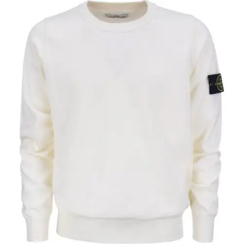 STONE ISLAND Compass Patch Crewneck Jumper