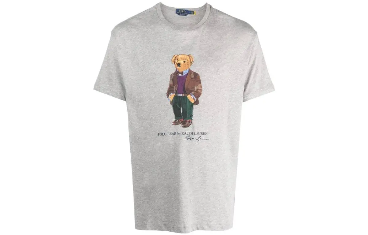 Polo Bear-motif cotton T-shirt