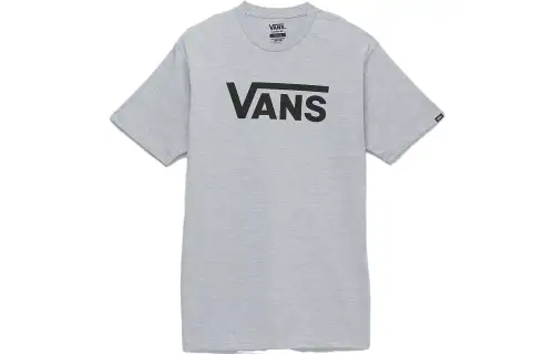 Vans T Shirts Unisex Gray Crew Neck Moderate Straight Fit