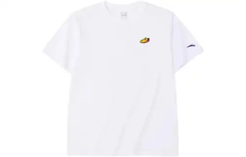 ANTA T Shirts Unisex White Crew Neck Moderate Straight Fit