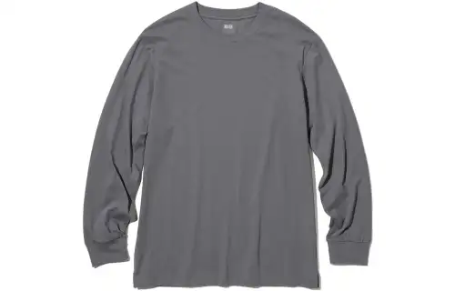 UNIQLO T Shirt Men's Asphalt Gray