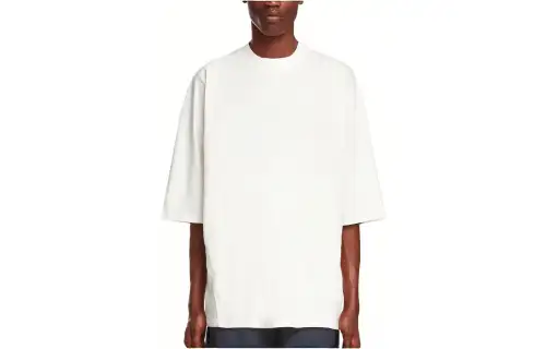 Reebok T Shirts Men's White Crew Neck Moderate