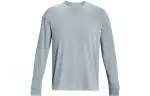Under Armour T Shirts Men's Port Blue Crew Neck Moderate Straight Fit