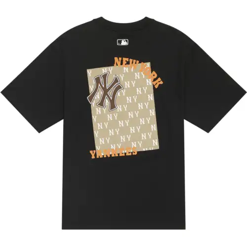 MLB MONOGRAM SS24 T Shirt Unisex Black