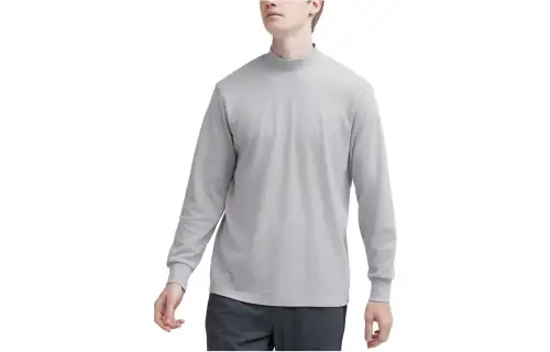 UNIQLO T Shirts Men's Gray Half Turtleneck Moderate