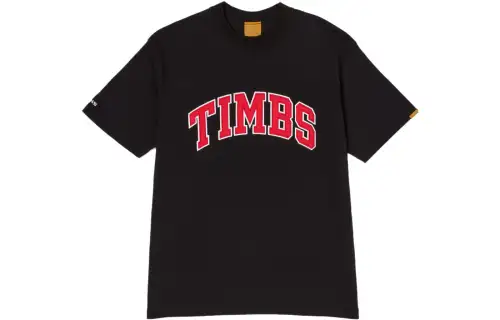 Timberland FW23+81 3 T Shirts Unisex Black Crew Neck Moderate Straight Fit