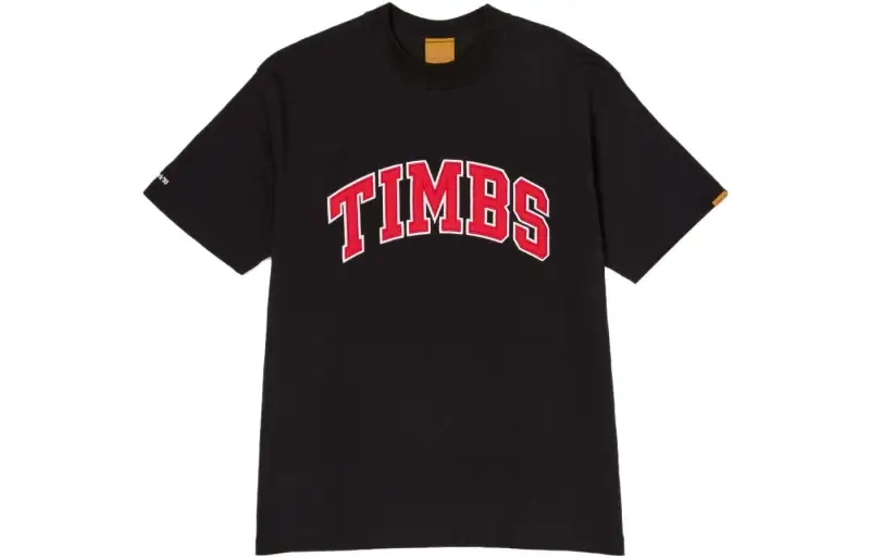 Timberland FW23+81 3 T Shirts Unisex Black Crew Neck Moderate Straight Fit